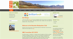 Desktop Screenshot of mountainbackpackers.co.za